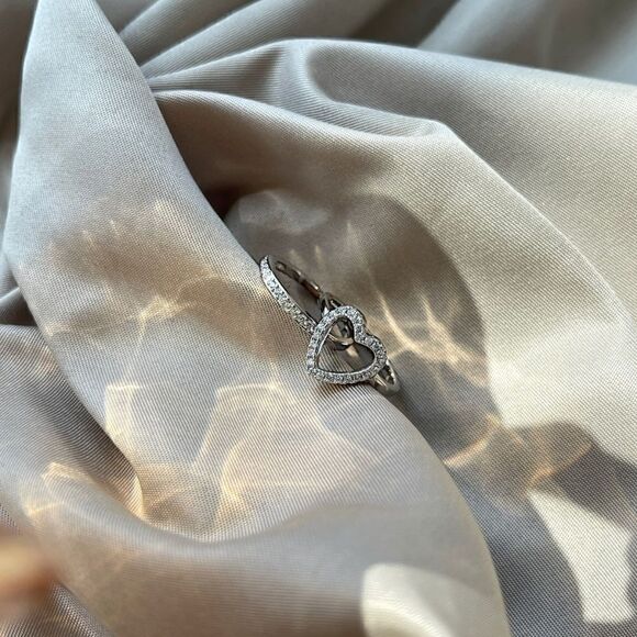 2 in 1 Beautiful 925 Sterling Silver Stackable Rings - Picture 5 of 6